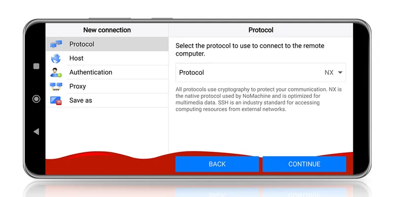 NoMachine screenshot 1