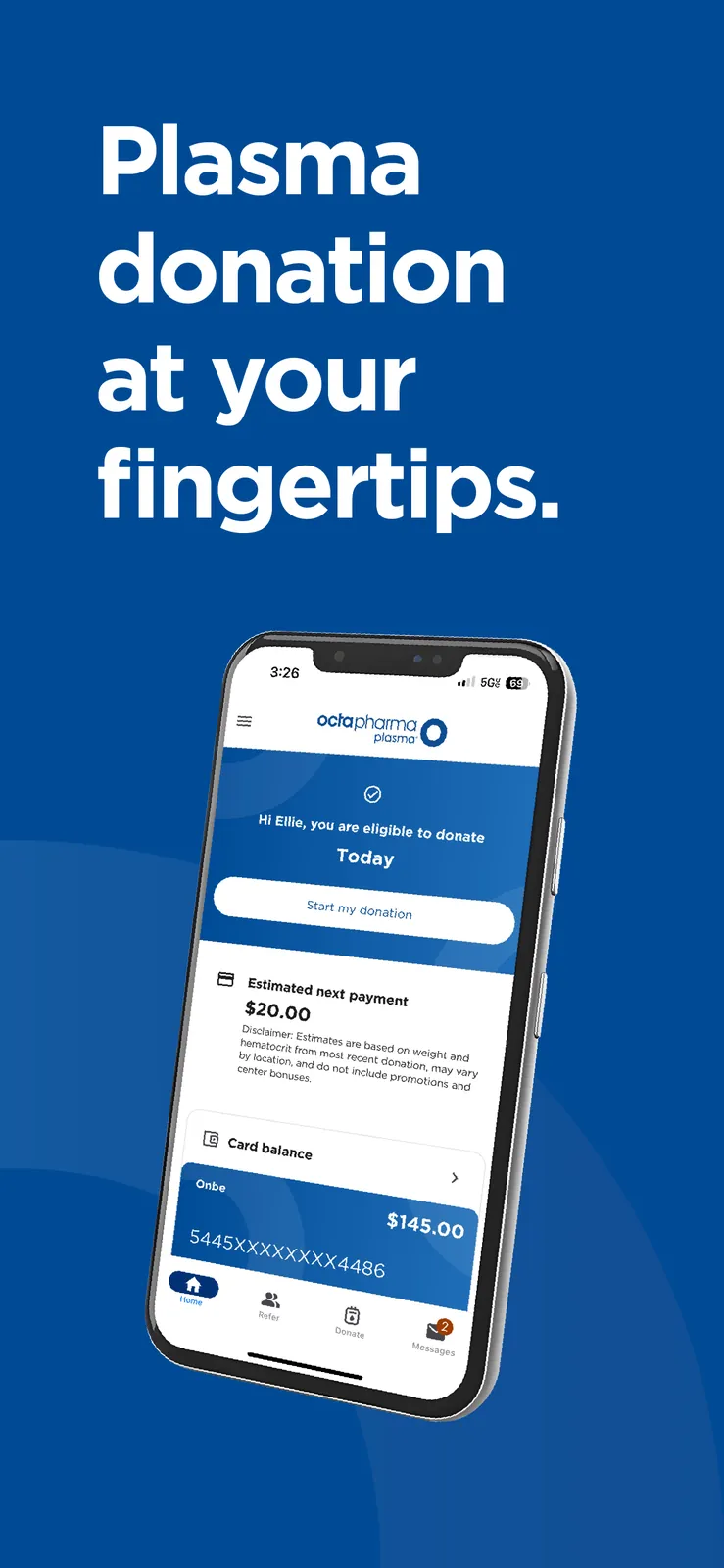 OctaApp - Donate Plasma screenshot 1