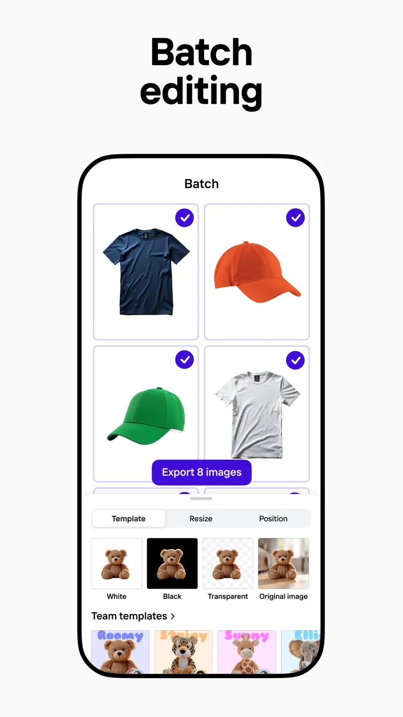 Photoroom AI Photo Editor screenshot 3
