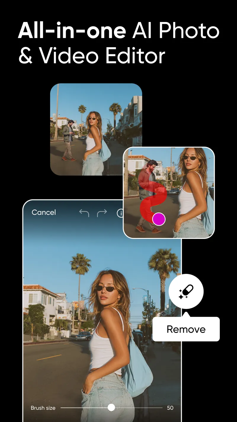 Picsart AI Photo Editor, Video screenshot 1