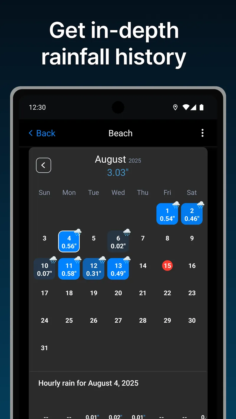 RainDrop: Virtual Rain Gauge screenshot 3