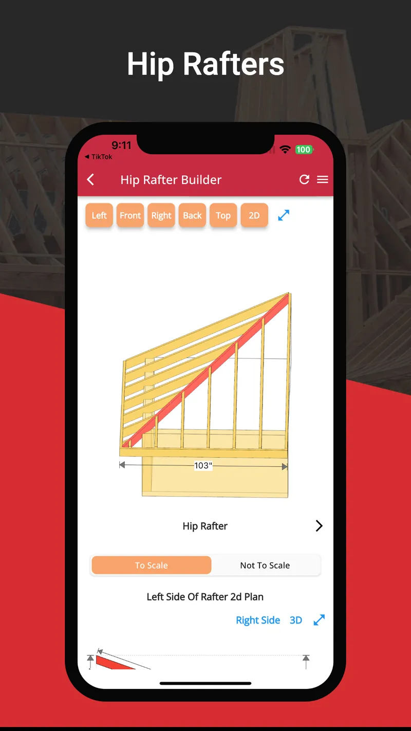 RedX Roof - Rafter Calculator screenshot 2