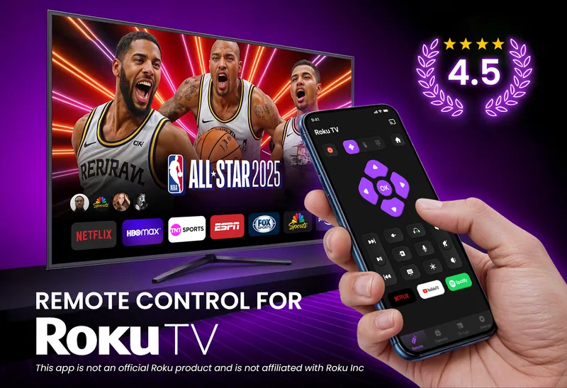 TV Remote Control for RokuTV screenshot 1