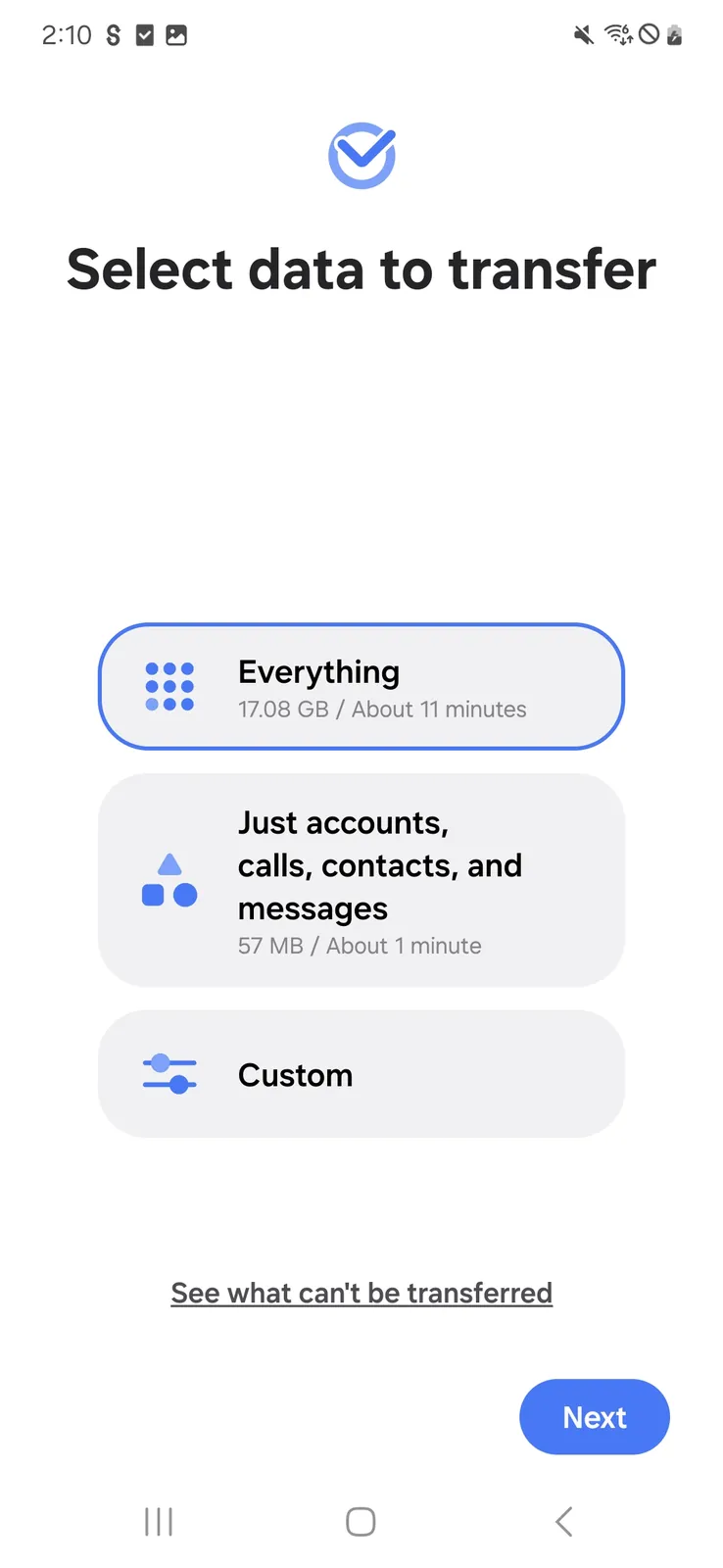 Samsung Smart Switch Mobile screenshot 3