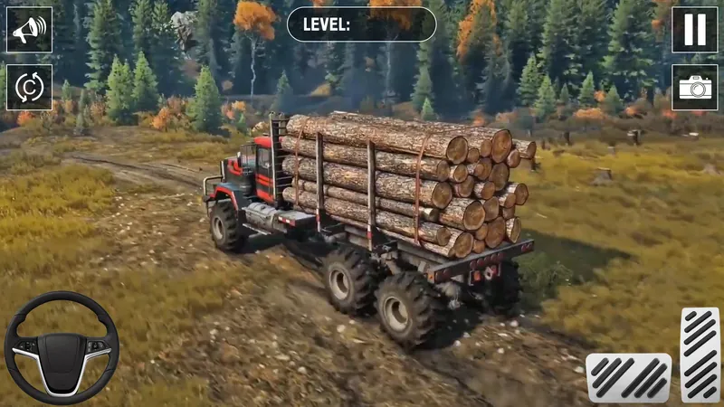 Snow Mud Truck Runner Offroad screenshot 2