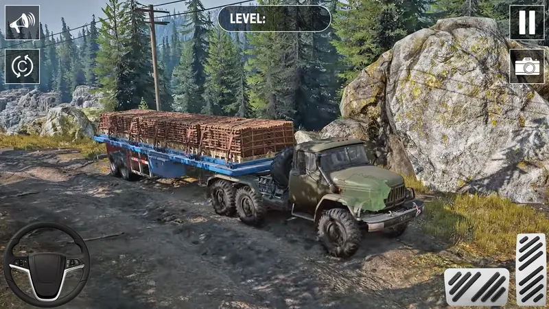 Snow Mud Truck Runner Offroad screenshot 3