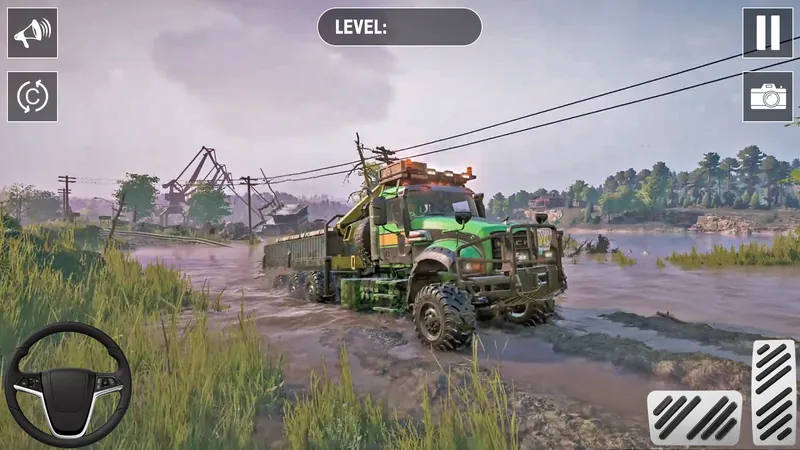 Snow Mud Truck Runner Offroad screenshot 4