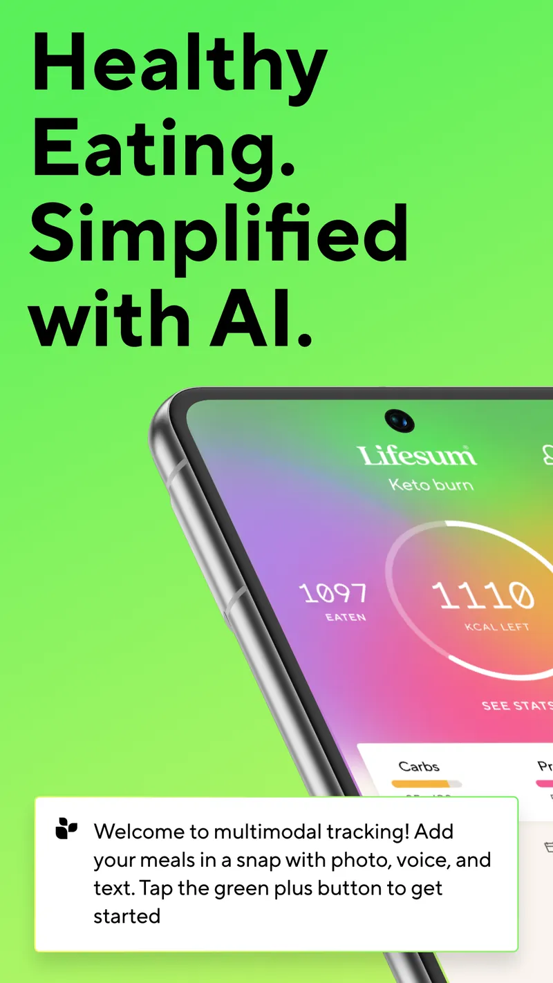 Lifesum: AI Calorie Counter screenshot 1