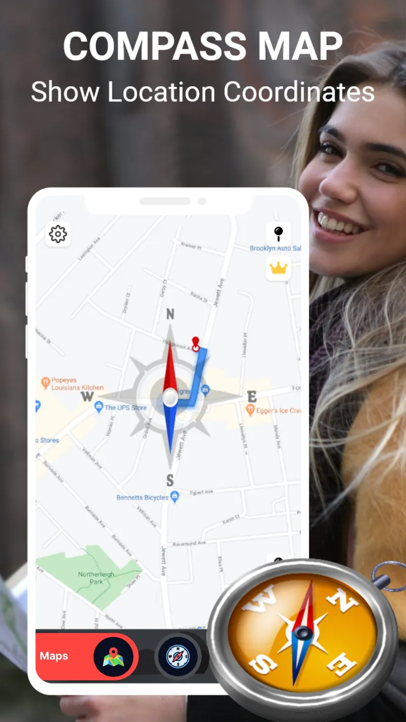 Compass360: Smart Compass tool screenshot 1