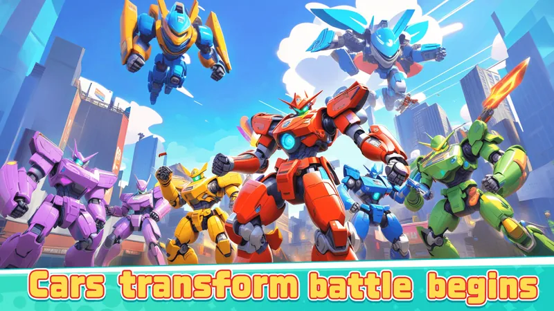 Smash Car: Robot Racing screenshot 1