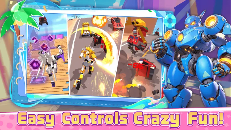 Smash Car: Robot Racing screenshot 4