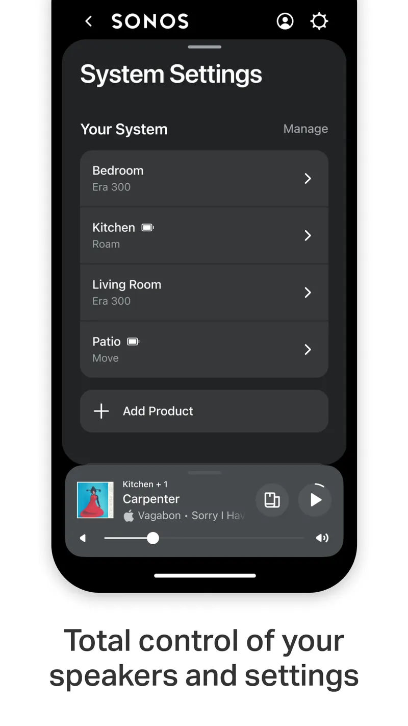 Sonos screenshot 4