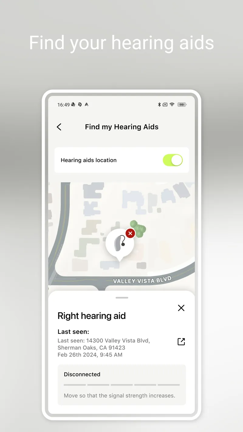 myPhonak screenshot 3