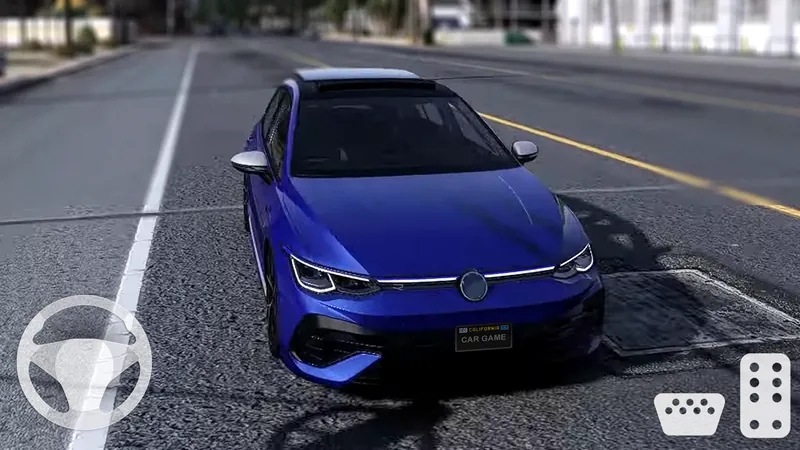 Golf GTI Car:Taxi Driver&Park screenshot 1