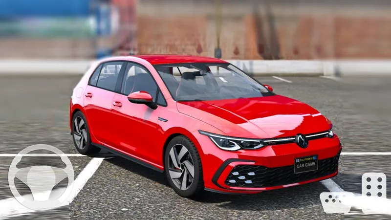 Golf GTI Car:Taxi Driver&Park screenshot 4