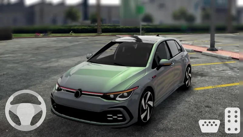 Golf GTI Car:Taxi Driver&Park screenshot 5