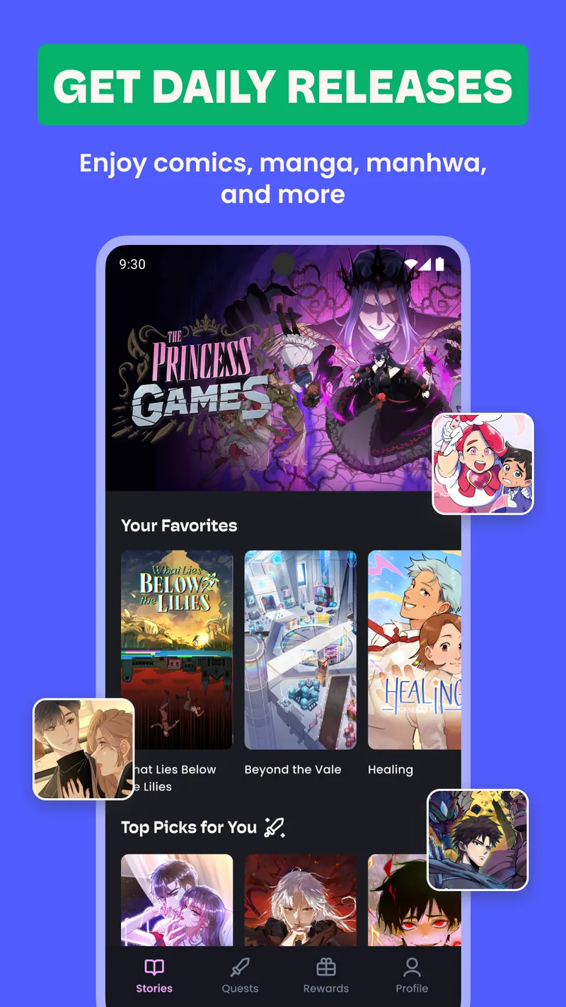 Storygrounds: Webtoons, Comics screenshot 2