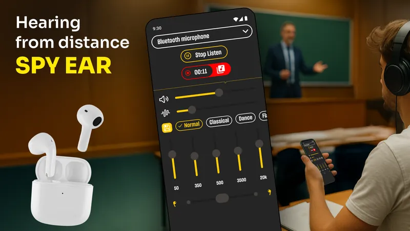 Hearing from Distance: Spy Ear screenshot 1