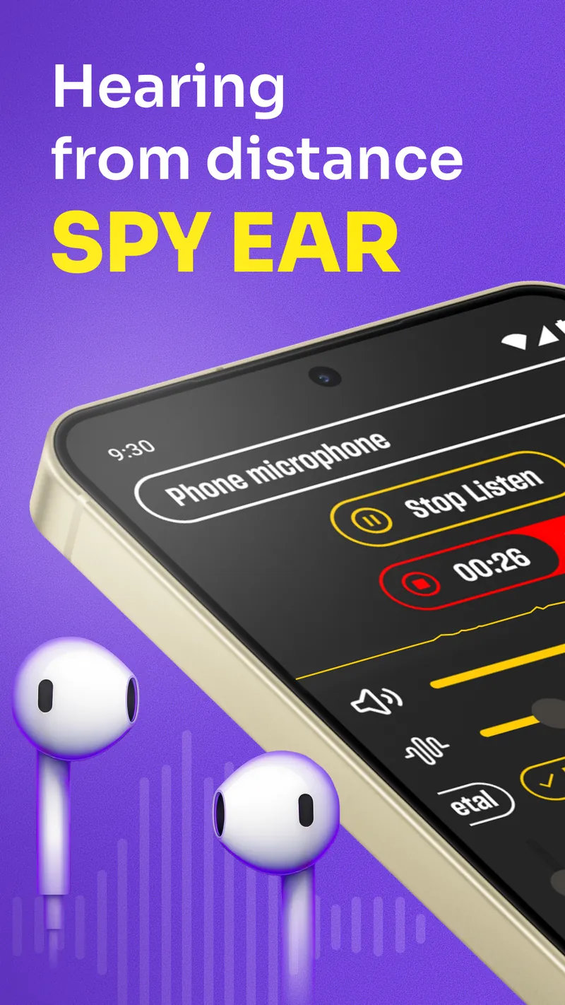Hearing from Distance: Spy Ear screenshot 3
