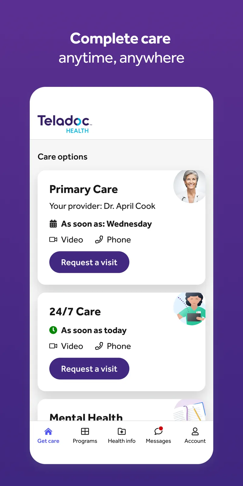 Teladoc Health screenshot 1