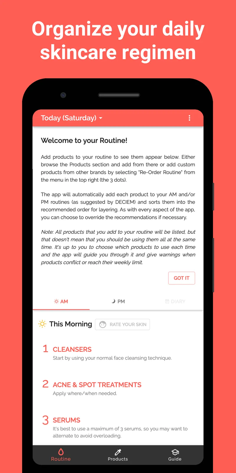 Skincare Routine screenshot 1