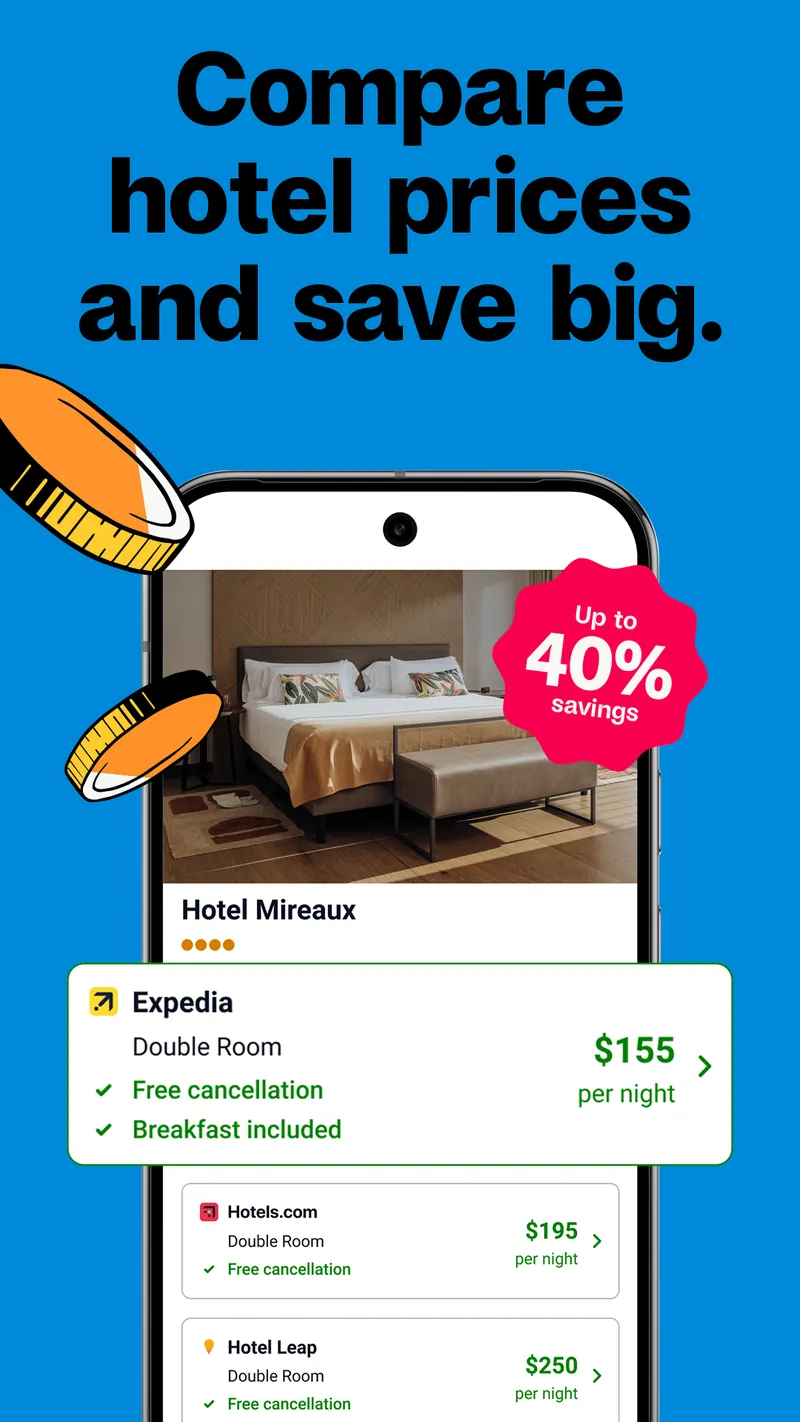 trivago: Compare hotel prices screenshot 1