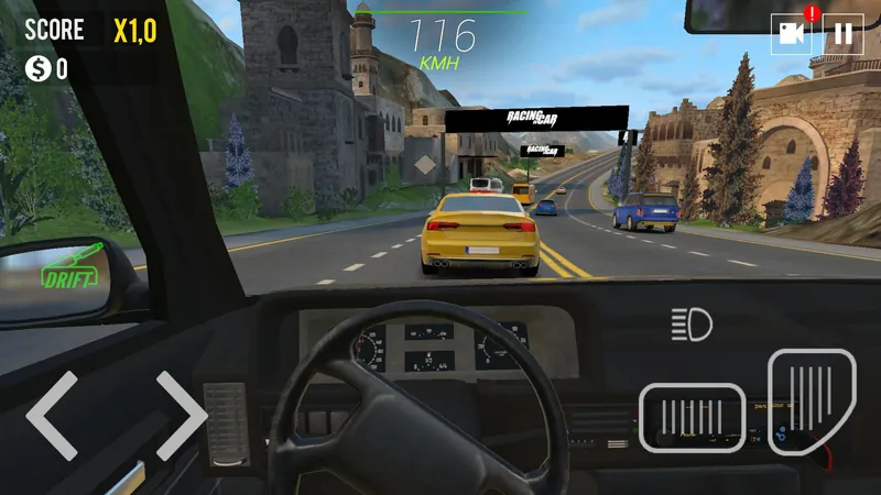 Racing in Car 2021 screenshot 3