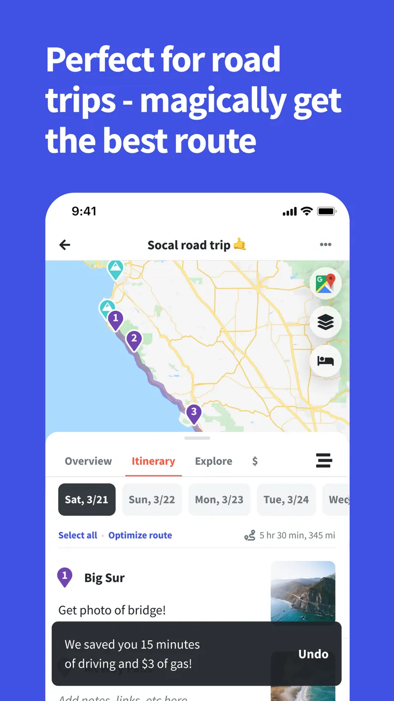 Wanderlog - Trip Planner App screenshot 3