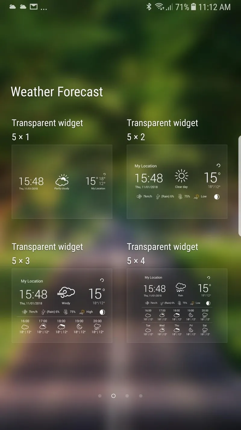 Weather app screenshot 4