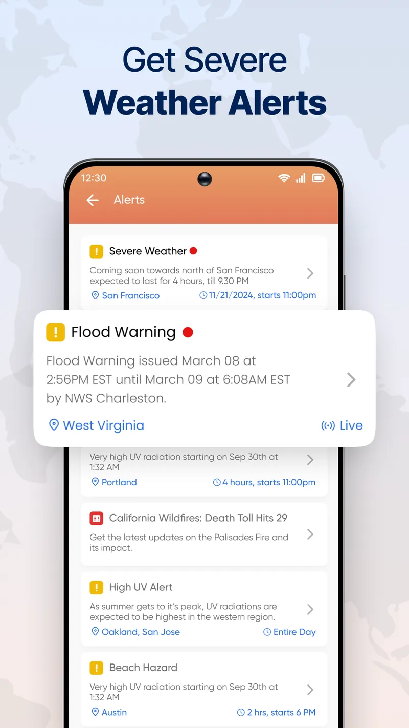 Live Weather Radar Launcher screenshot 3