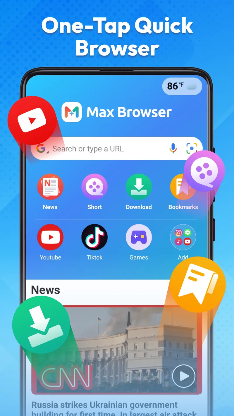 Max Browser - Fast & Easy screenshot 1