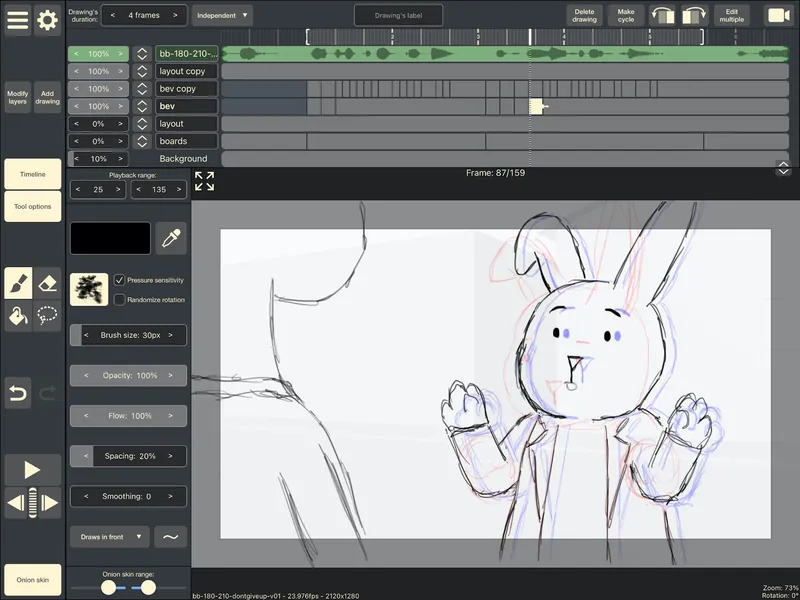 RoughAnimator - animation app screenshot 2