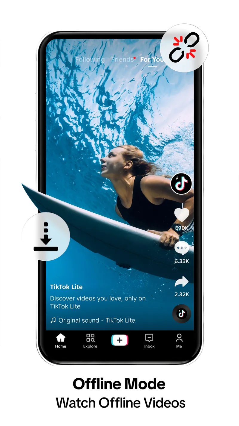TikTok Lite - Save Data & Fast screenshot 2