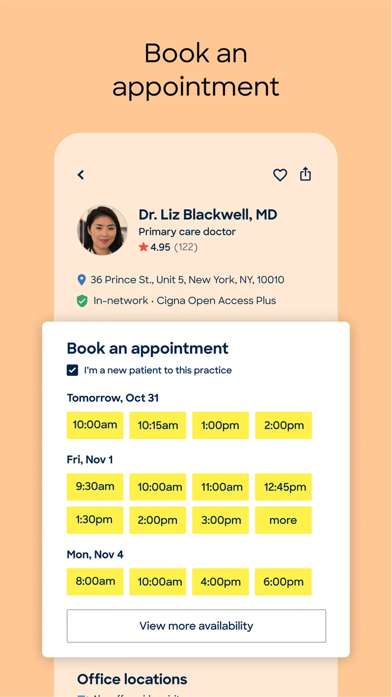 Zocdoc - Find and book doctors screenshot 4