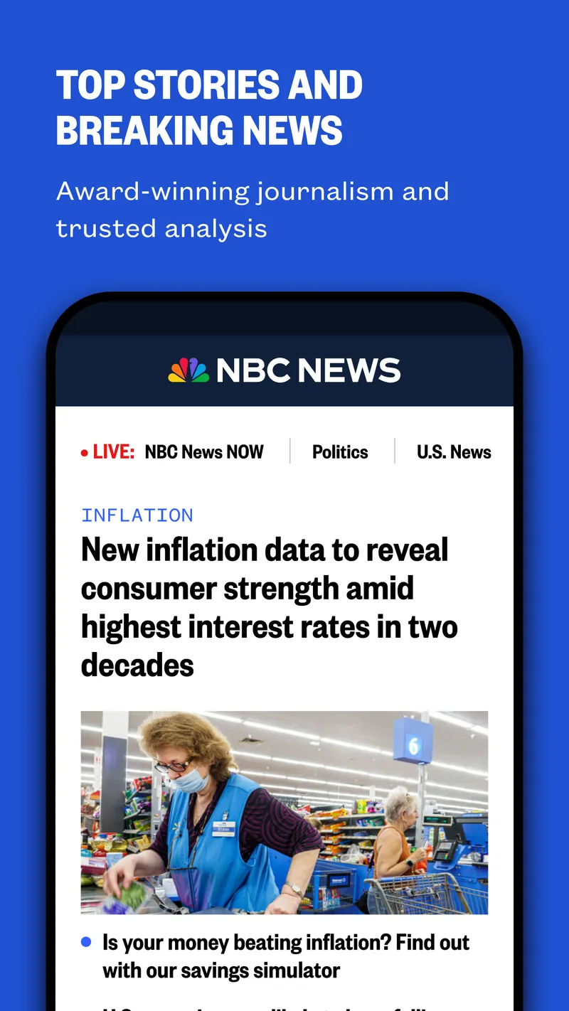 NBC News: Breaking News & Live screenshot 1