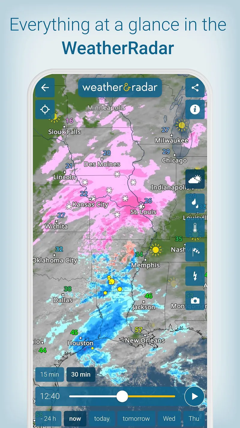 Weather & Radar - Storm radar screenshot 2