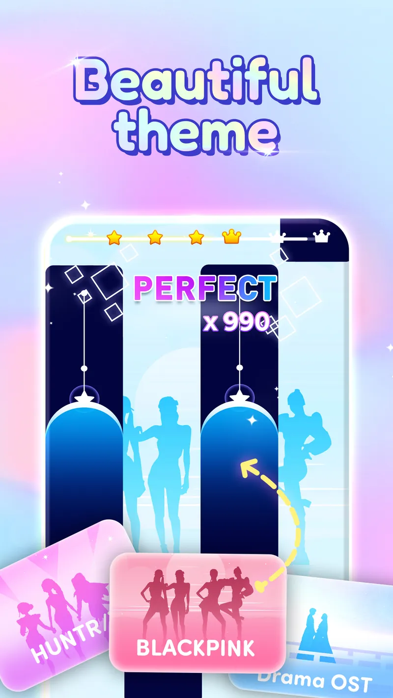 Demon Tiles: Piano Game Song screenshot 4