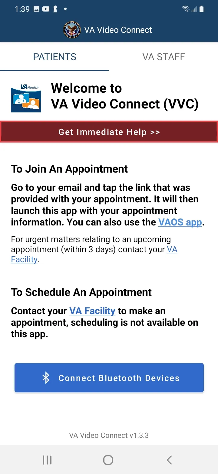 VA Video Connect screenshot 1