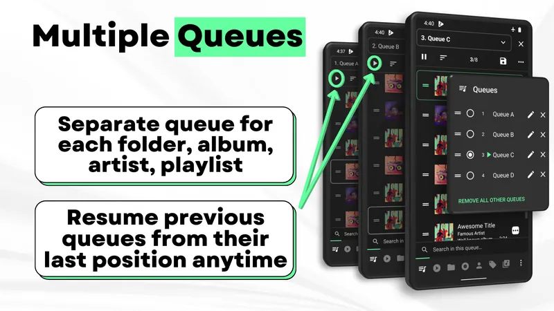 Musicolet Music Player screenshot 2