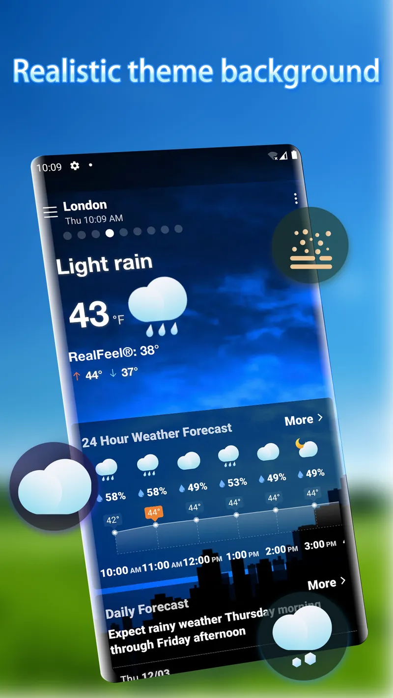 Local Weather Alerts - Widget screenshot 2