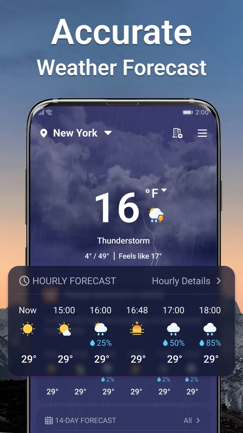 Weather Live - Forecast&Alert screenshot 1