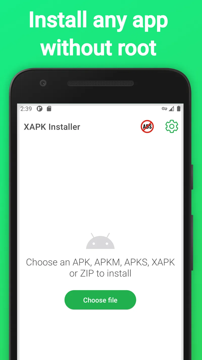 XAPK Installer w/ OBB install screenshot 1
