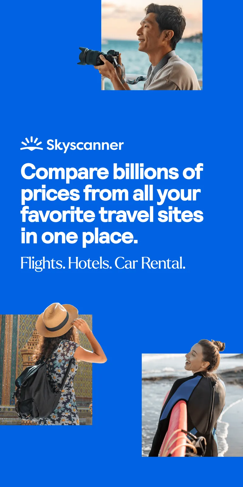 Skyscanner Flights Hotels Cars screenshot 1