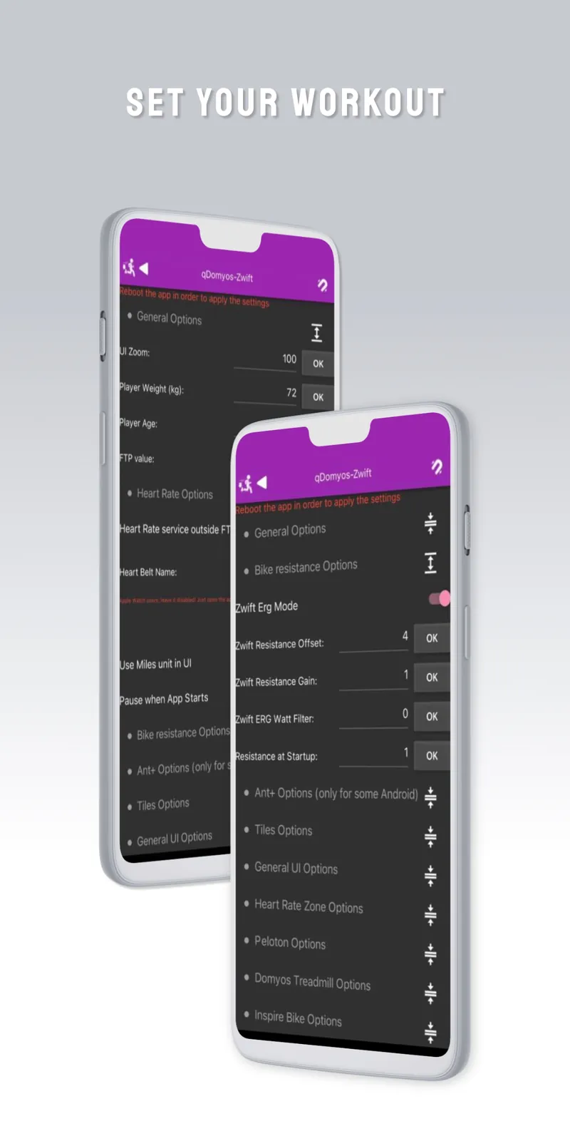 QZ (qdomyos-zwift) screenshot 5
