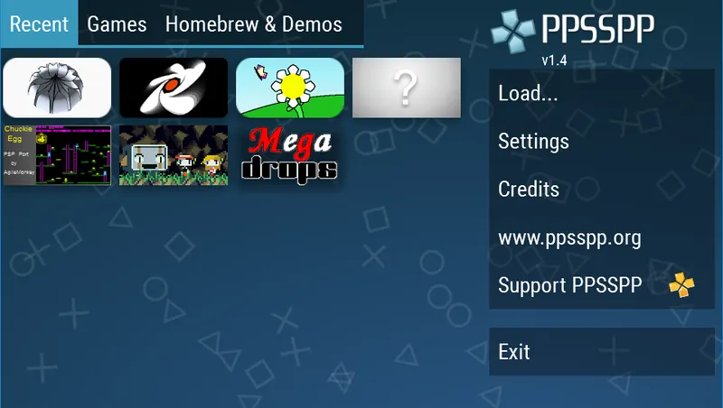 PPSSPP - PSP emulator screenshot 1