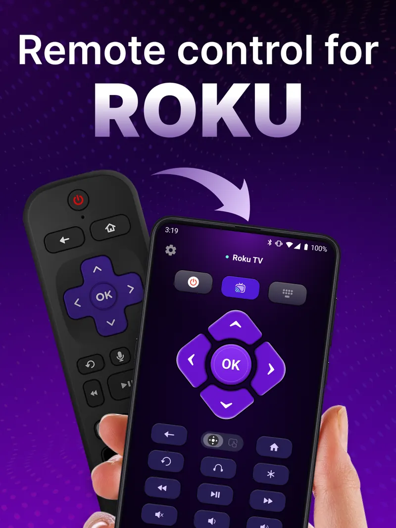 TV Remote control for Roku TV screenshot 1