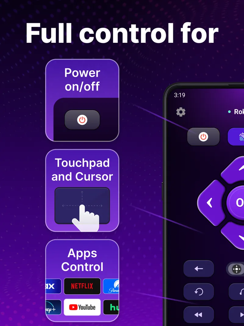 TV Remote control for Roku TV screenshot 2
