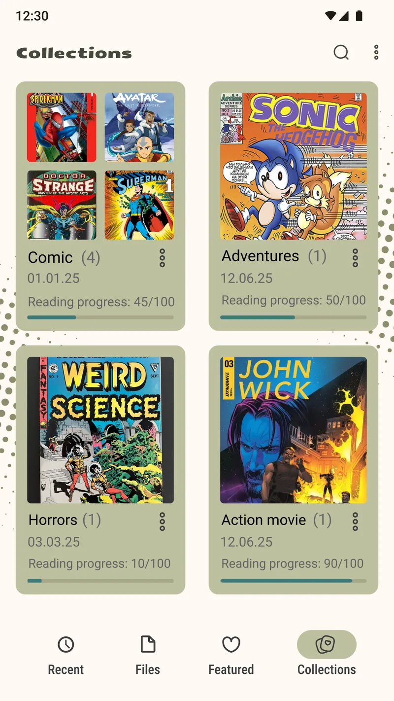 Comic Book Reader (cbz/cbr) screenshot 3