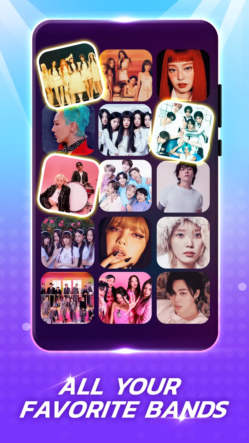 Kpop Tiles: Piano Rhythm Game screenshot 2