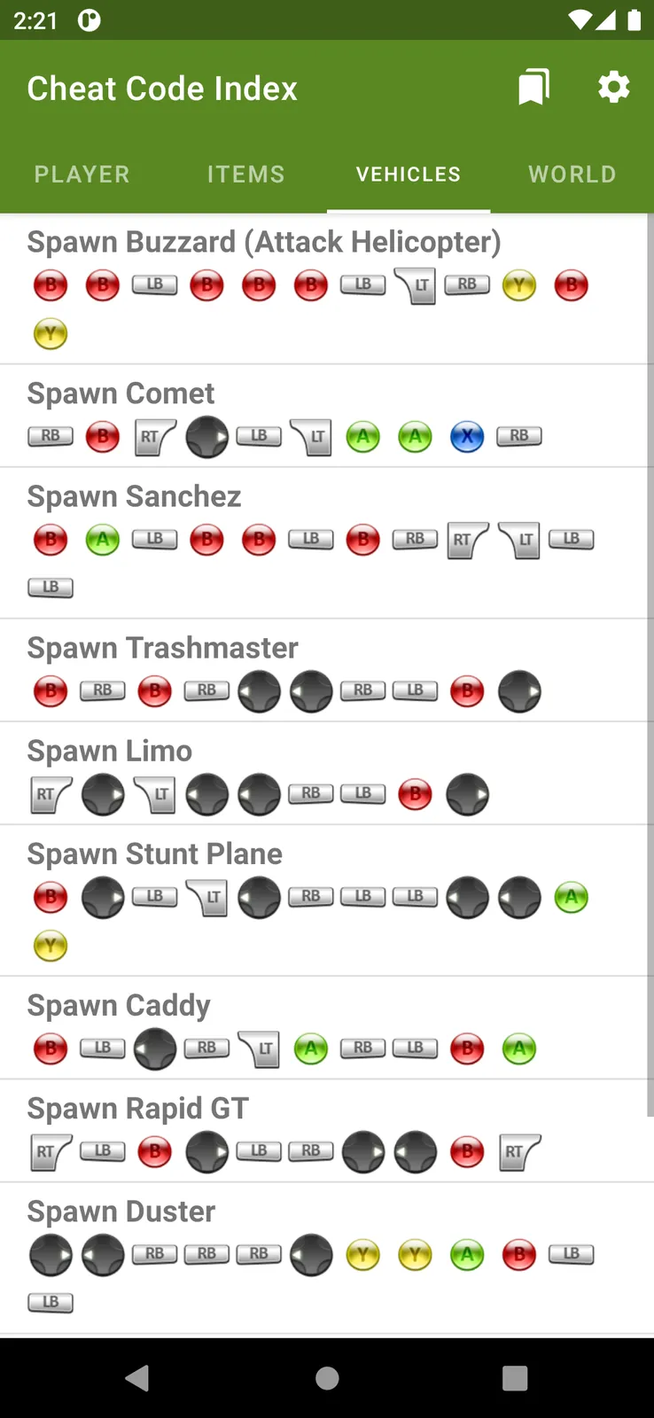 Cheat Codes for 5 (V) screenshot 4